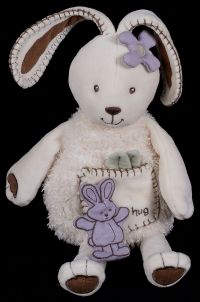 Eden Bunny Rabbit HUG Baby Plush Lovey Stuffed Animal